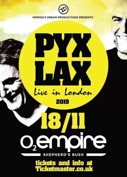 PYX LAX LIVE IN LONDON 50 X 70 PYX LAX LIVE IN LONDON 50 X 70
